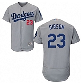 Los Angeles Dodgers #23 Kirk Gibson Gray 2016 Flexbase Collection Stitched Baseball Jersey DingZhi,baseball caps,new era cap wholesale,wholesale hats
